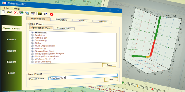 TubeFLow PIC: Wellbore Production, Intervention, and Completion Software